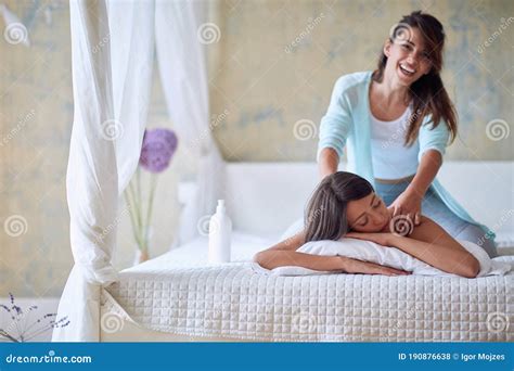 Seductive Lesbian Massage