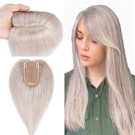 Silver White Hair Toppers