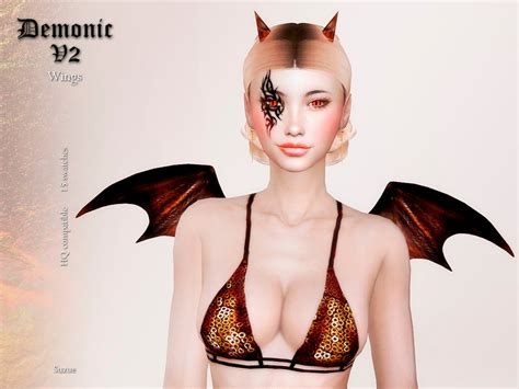 Sims 4 Demon Wings CC
