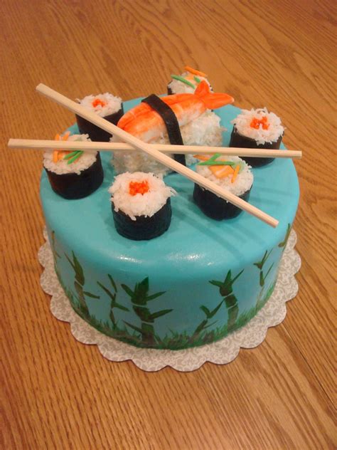 Sushi Roll Birthday Cake