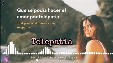 Telepatía Lyrics
