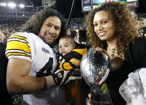 Troy Polamalu And His Wife