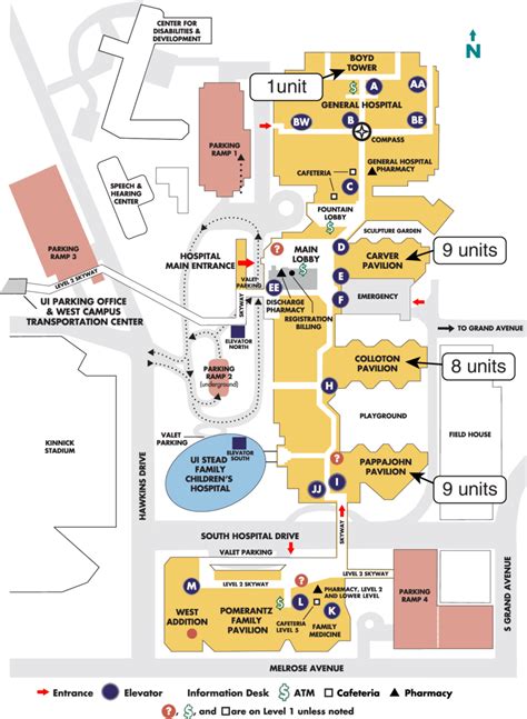 UIHC Hospital Map