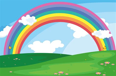 Wallpaper Rainbows Nature  Cartoon