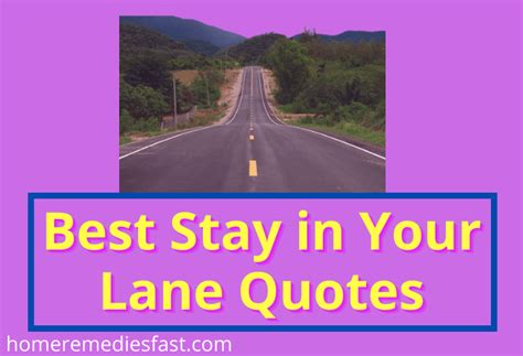 Your Lane Quotes