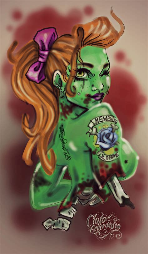 Zombie Pin Up Girl Tattoo Designs
